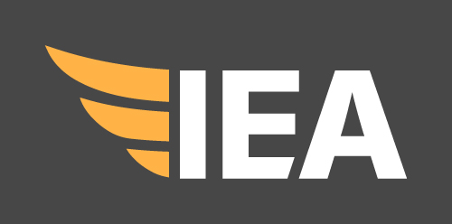 Official IEA Logo - Gray Background